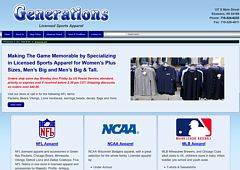 Generations Sports Apparel & Military Items